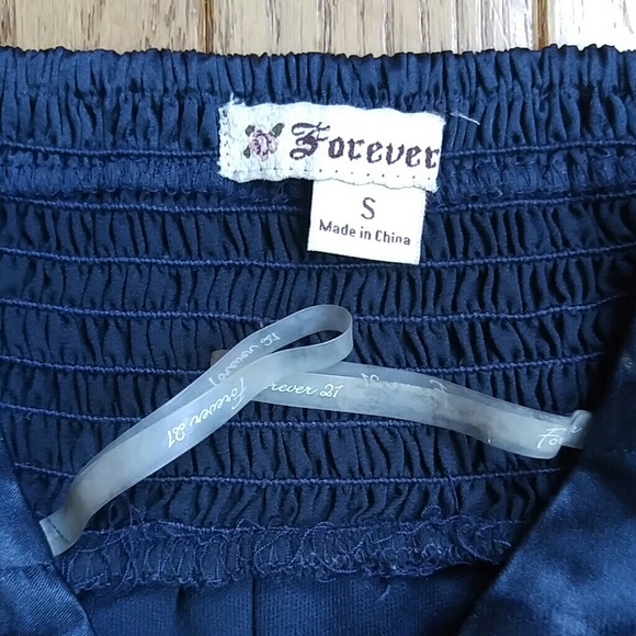 ♦3 for $15 Navy Bubble Strapless Dress - Picture 3 of 9